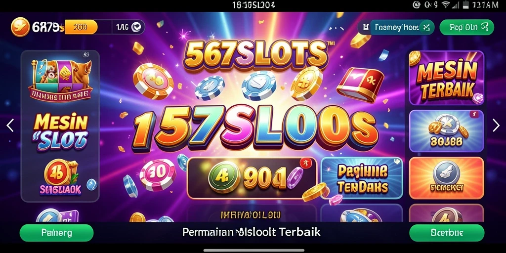 Tangkapan layar menampilkan gameplay seru dari 567SLOTS.