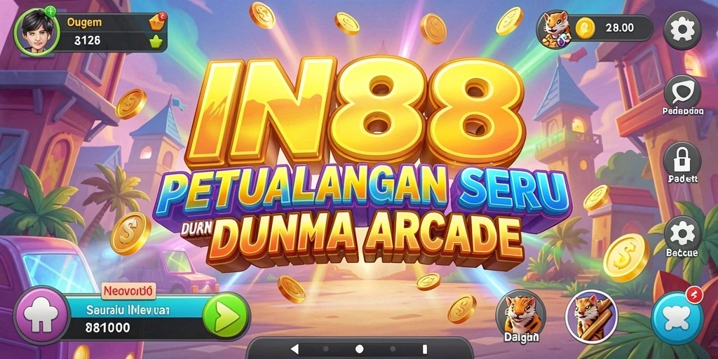 Tampilan gameplay seru dari IN88 dengan tantangan menarik.
