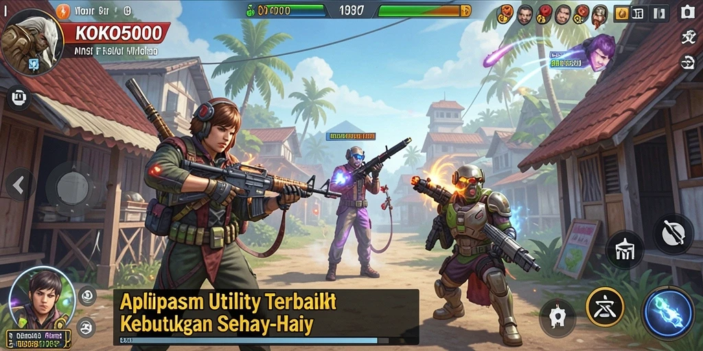 Tampilan antarmuka pengguna KOKO5000 yang intuitif dan menarik.