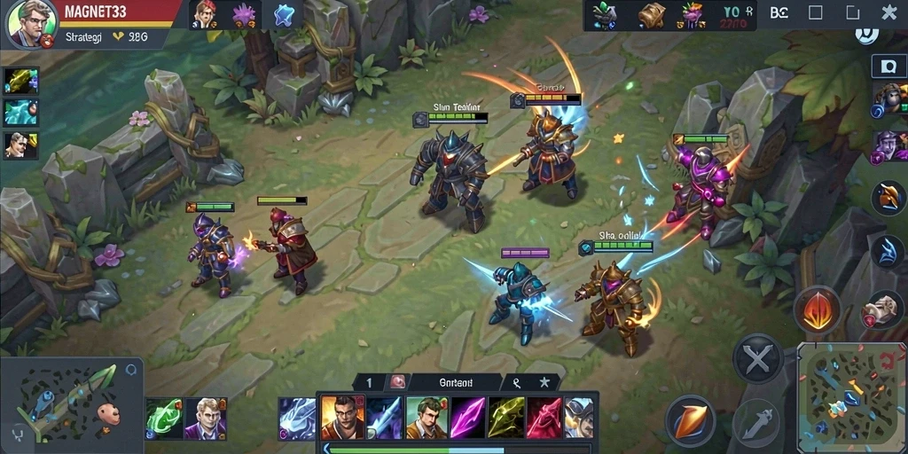 Gameplay intens dengan strategi mendalam di MAGNET33.