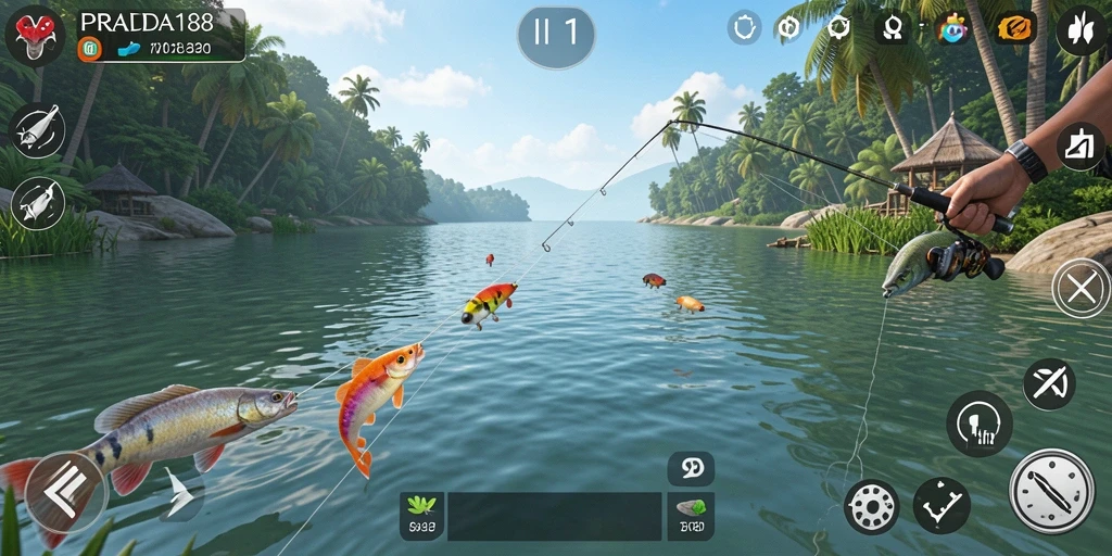 Gameplay seru PRADA188 dengan pengalaman memancing yang mendalam.