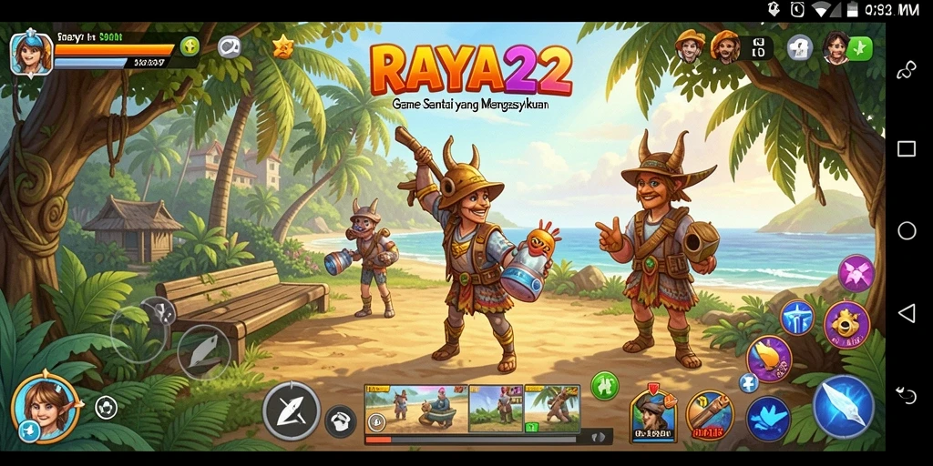 Tampilan gameplay RAYA22 yang menarik dan mengasyikkan.